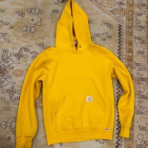 Yellow hoodie